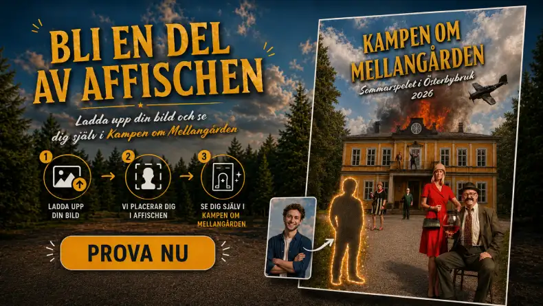 Affisch för Kampen om Mellangården