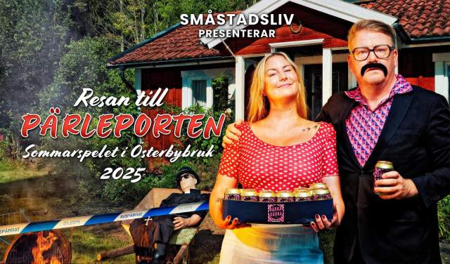 Affisch för Resan till Pärleporten – Sommarspelet i Österbybruk 2025